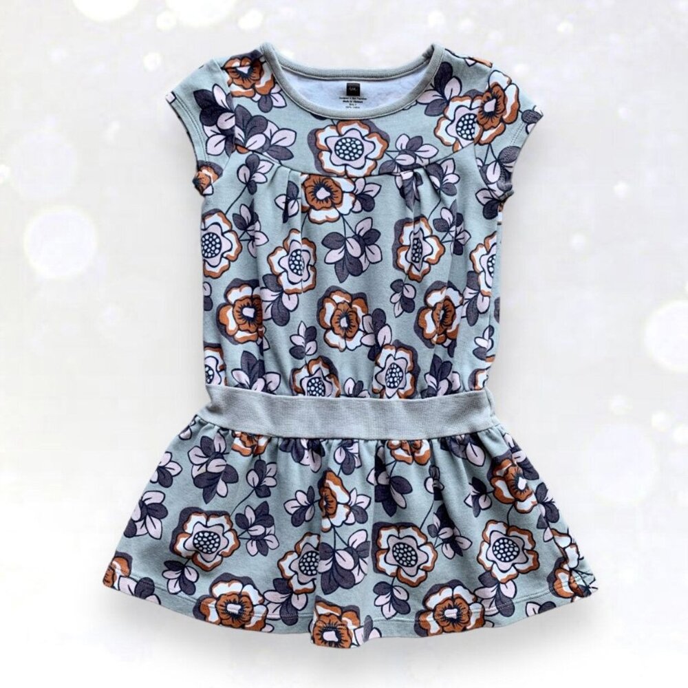 Tea Collection Almond Blossom Drop Waist Dress